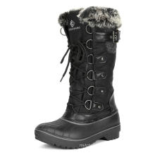 Women's DP Warm Faux Fur Lined Mid Calf Winter Snow Boots